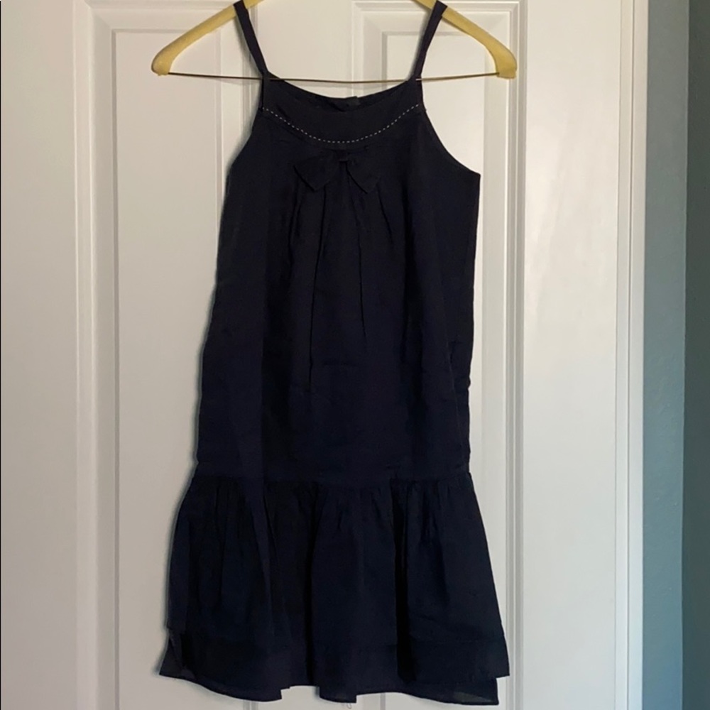 Girls linen sailor dress